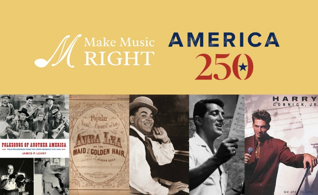 Celebrating 250 Years of Love Songs Enriching America!
