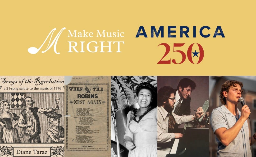 Celebrating 250 Years of Songs – America in Spring!