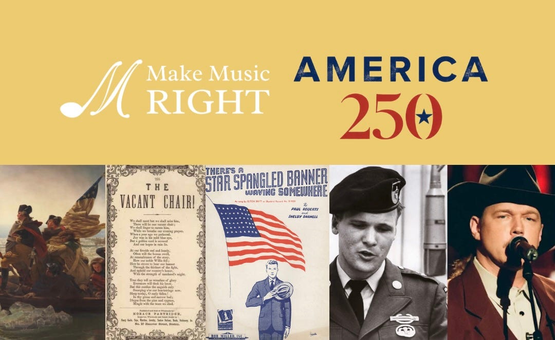 Celebrating 250 Years of Songs – American Honor!